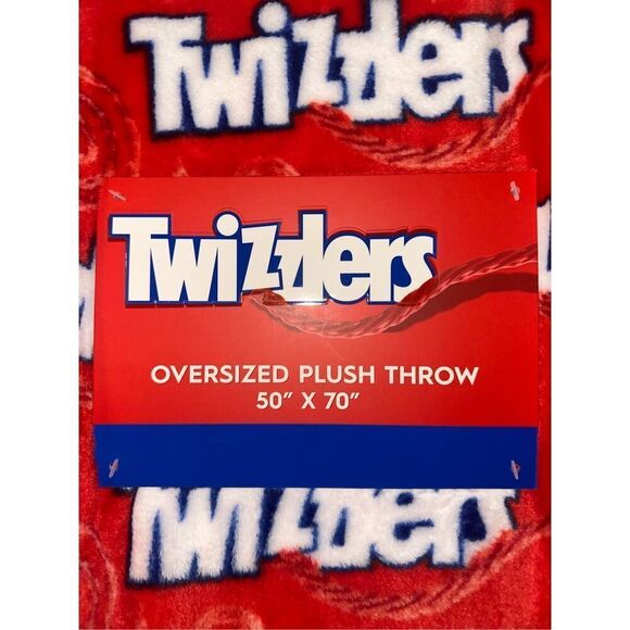 Plush throw Twizzlers Oversized  50 x 70 blanket candy - Picture 3 of 5